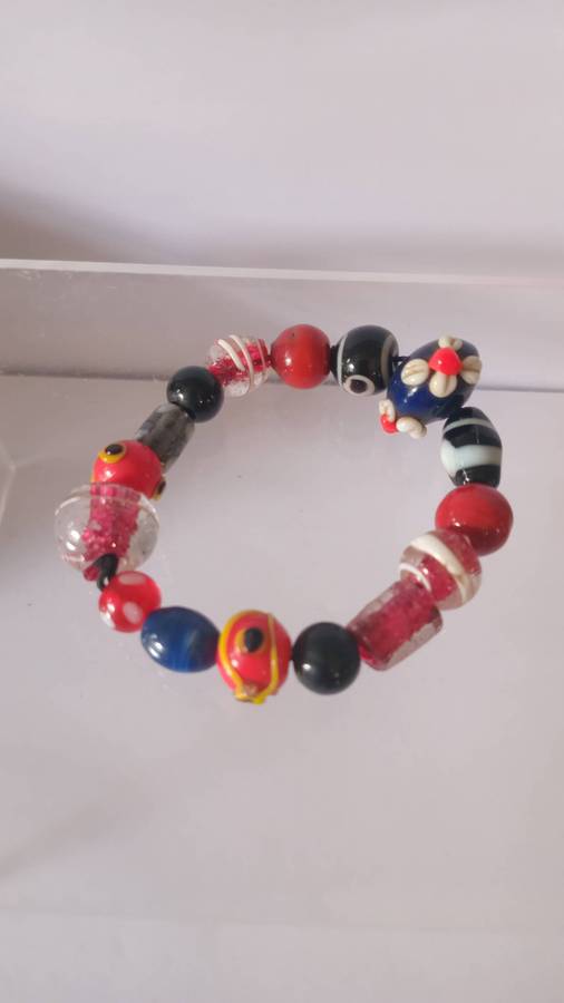 Vintage Murano Bracelet with beautiful glass beads