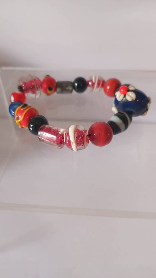 Vintage Murano Bracelet with beautiful glass beads