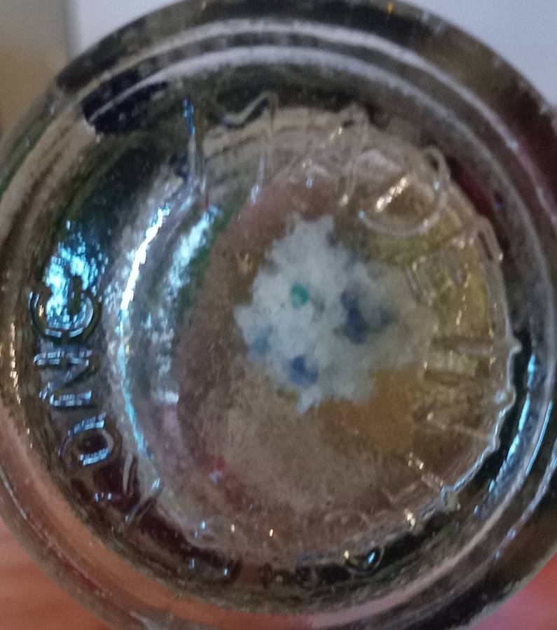 Vintage Oil Lamp 21 cm H, Made in Hong Kong