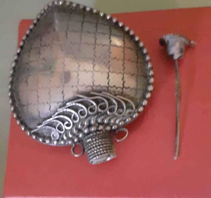 Unique Antique Perfume Bottle Pendant