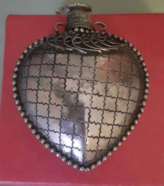 Unique Antique Perfume Bottle Pendant