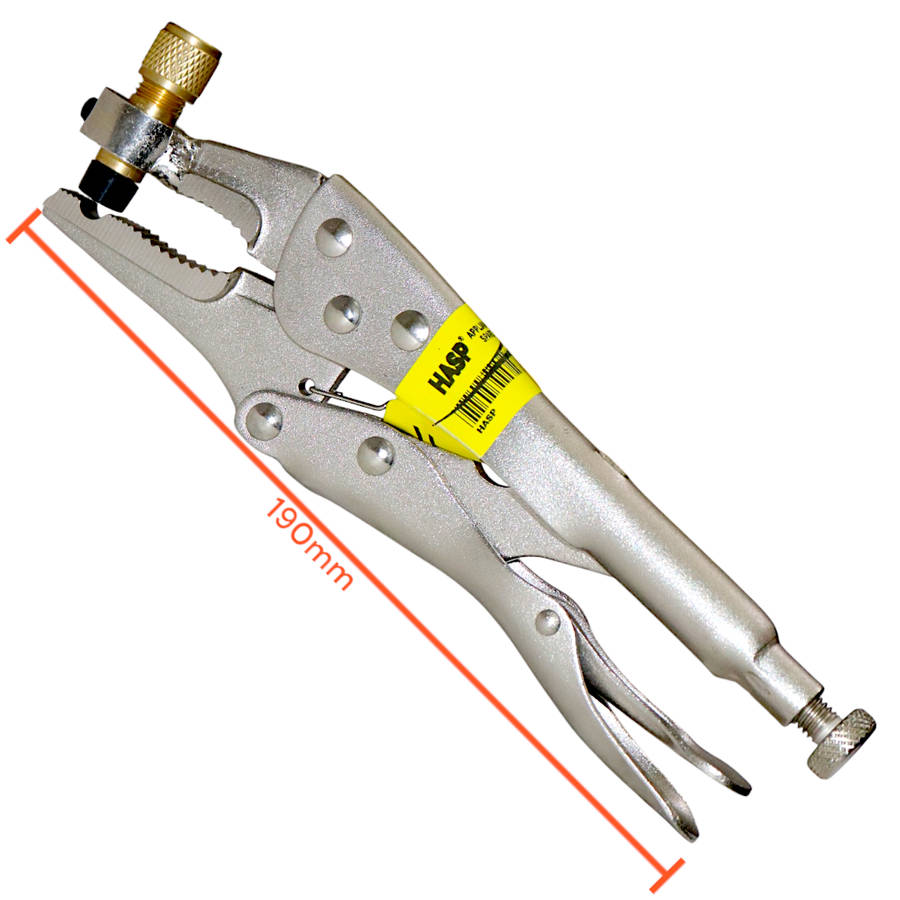 1/4" Line Tap Piercing Locking Plier Refrigeration