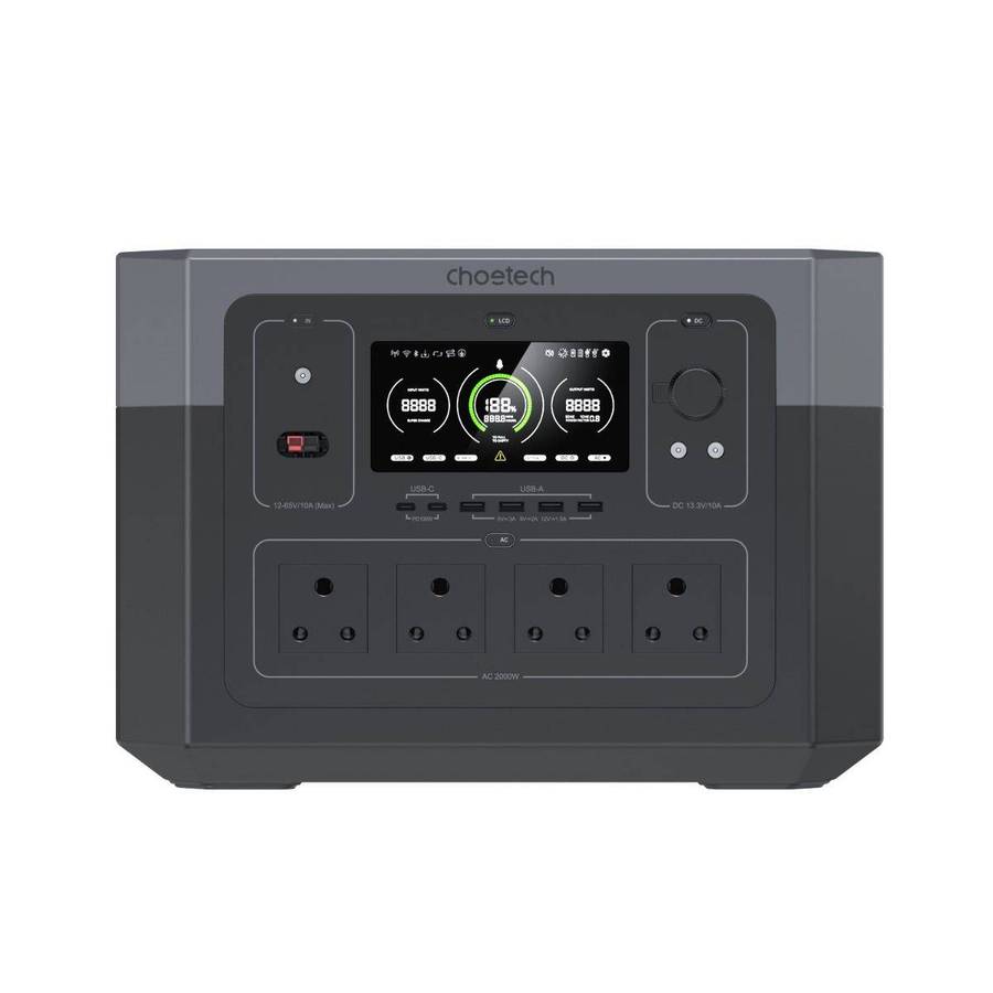 Choetech 2000W Portable UPS Power Station (1920Wh)
