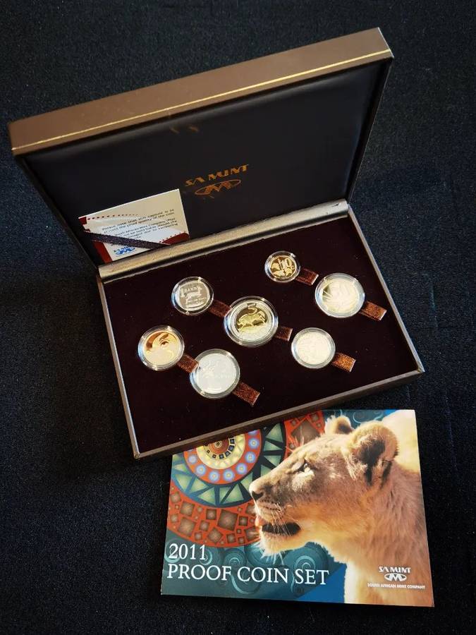 2011 South Africa Proof Set - Low mintage of only 1696