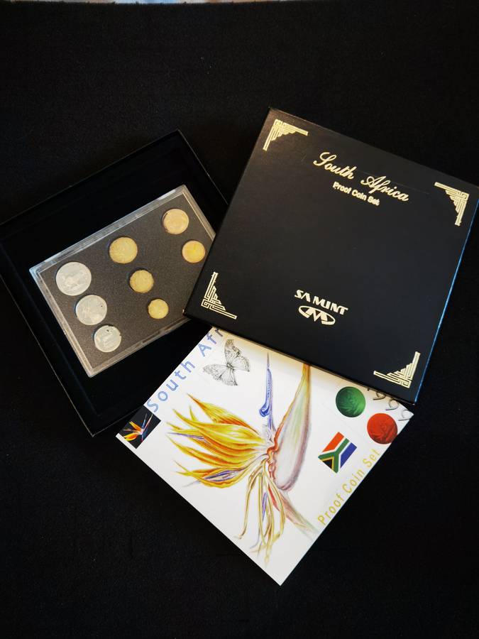 1999 South Africa Proof Set - Mintage  3774
