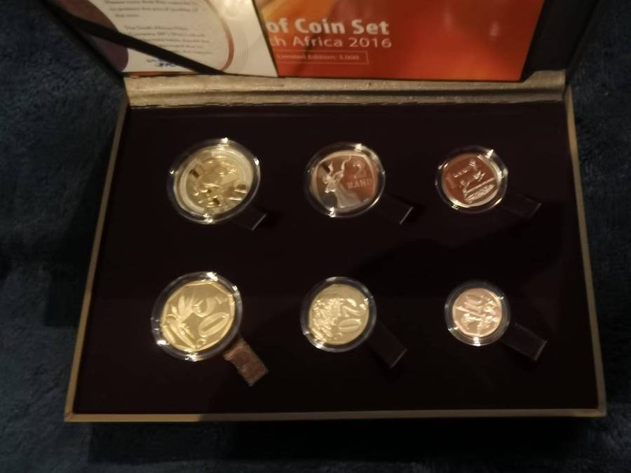 2016 South Africa Proof Set - Mintage  of only 741 !!