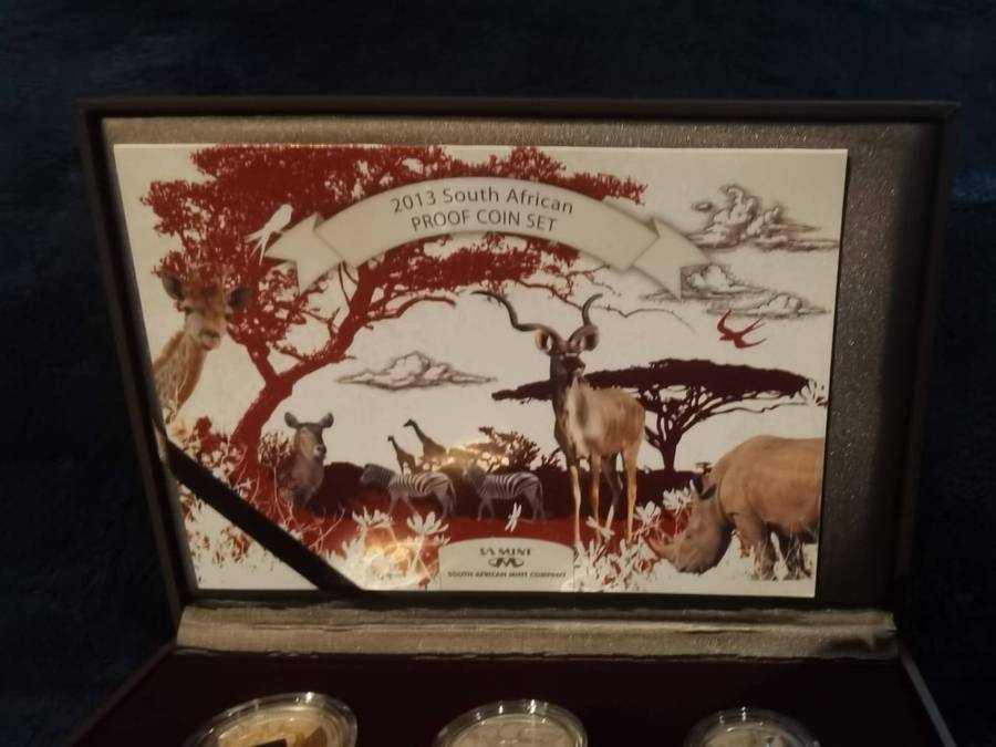 2013 South Africa Proof Set - Mintage  of only 932!!!!