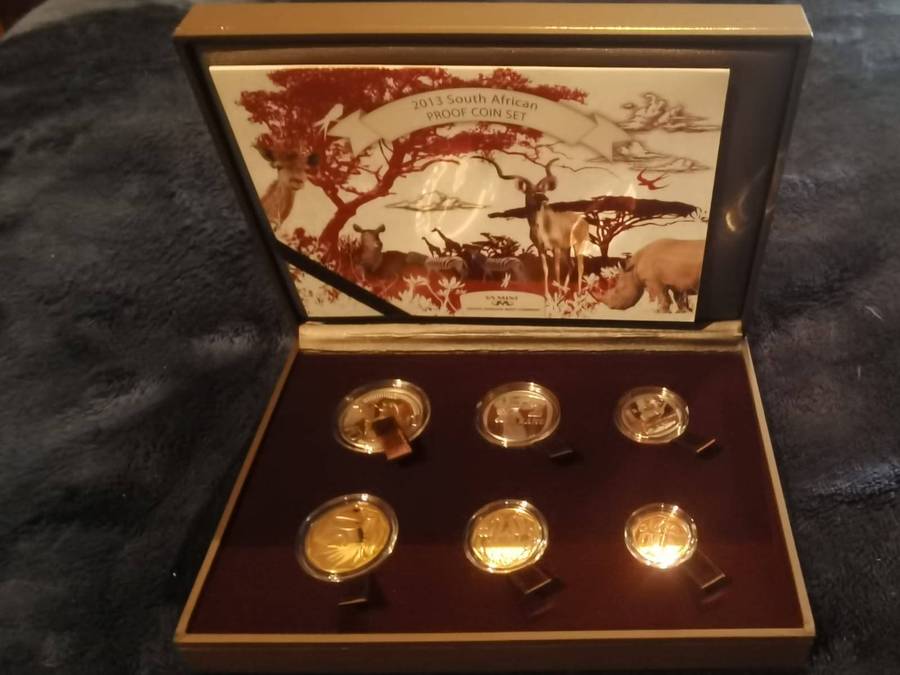 2013 South Africa Proof Set - Mintage  of only 932!!!!