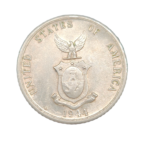 20 (TWENTY) Centavos -  1944 - United States Administration Coin - WW II - Philippines