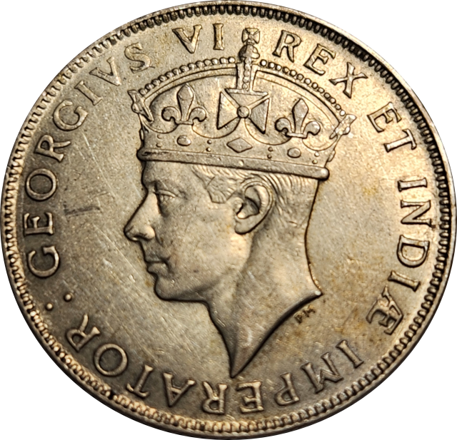 1 (ONE) SHILLING - 1937 - EAST AFRICA - George VI - "H" Mint Mark - VERY good condition !