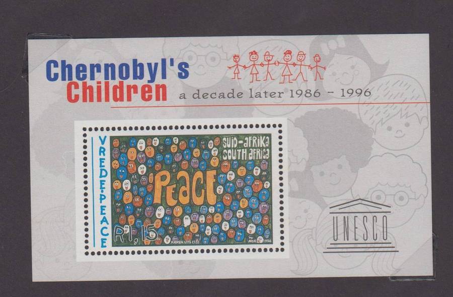RSA - Unesco Chernobyl Children - MNH Minituare Sheet (SACC 1046)
