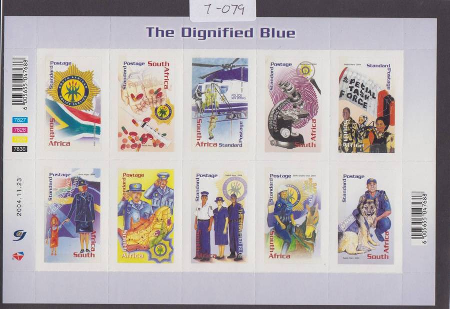 RSA - 2004 - Dignified Blue - MNH sheetlet - SACC 1691