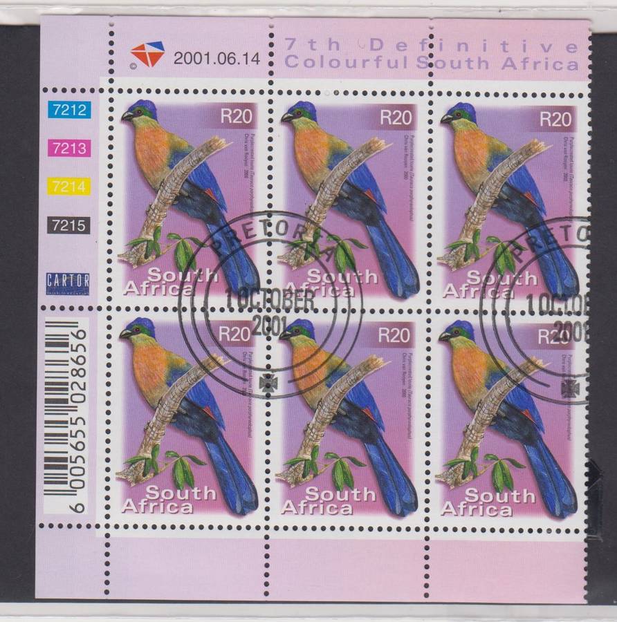 RSA - 7th Definitive R20 - CTO Control 2001/06/14 (1319a)