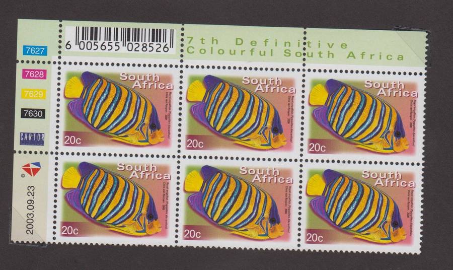 RSA - 7th Definitive 20c - 2003/09/23 (1295a)