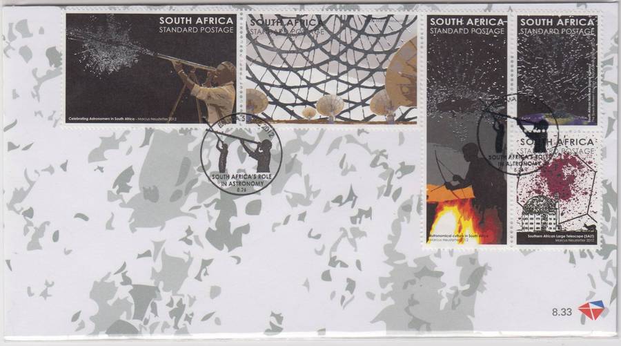 RSA - 2012 - Astronomy in SA - FDC 8.33 (SACC 2224)