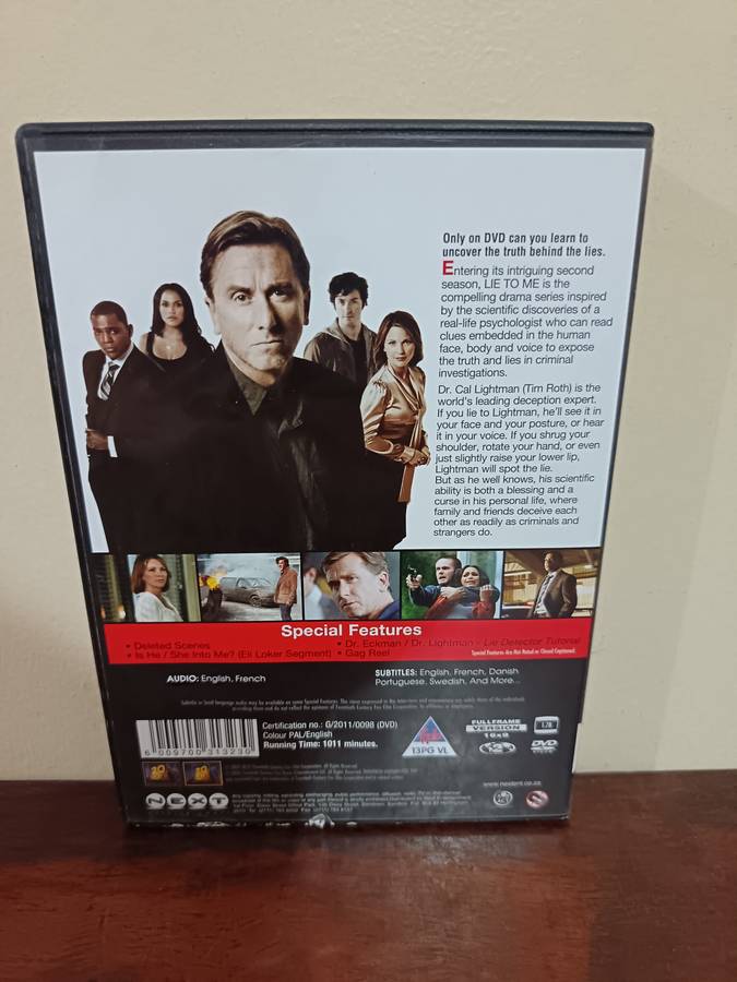 Lie To Me Season 2 Boxset on DVD