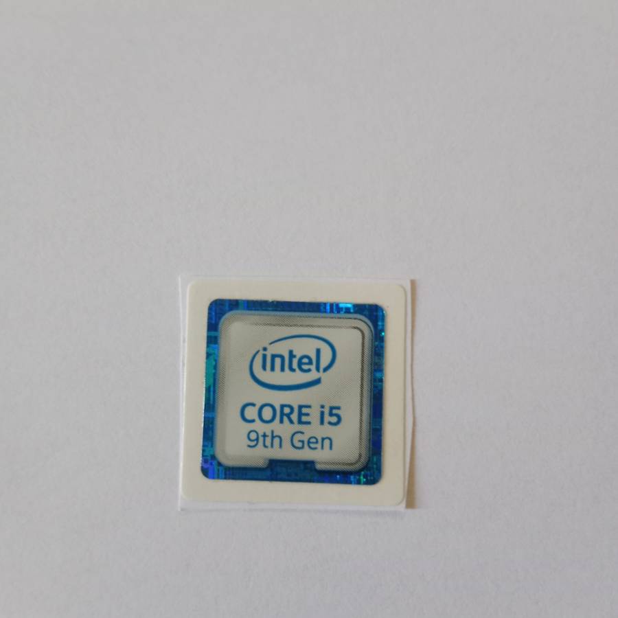 Intel CORE i5 9th Gen OEM Decal