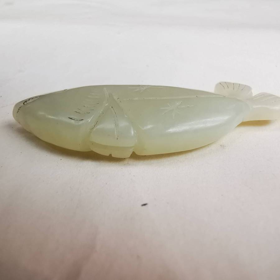 Hetian Jade Fish Pendant