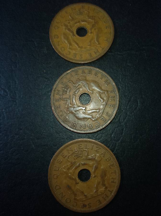 1961/62/63 Rhodesia Nyasaland one penny