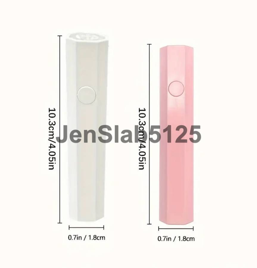 MINI RECHARGEABLE UV LED NAIL LAMP (WHITE)