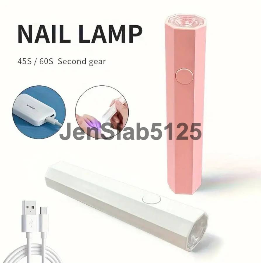 MINI RECHARGEABLE UV LED NAIL LAMP (WHITE)