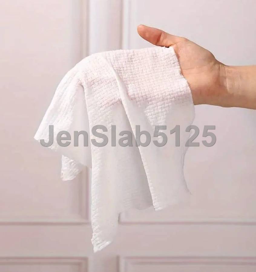PACK OF X 10 DISPOSABLE PEARL COTTON COMPRESSED TOWELS