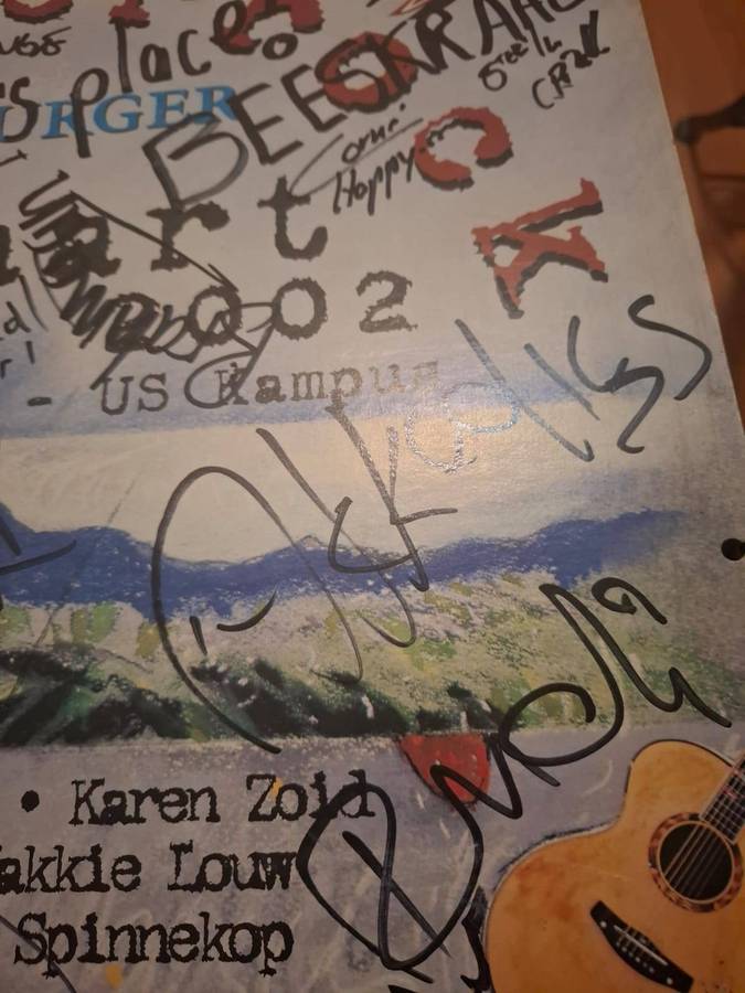 AkkerRock Fees 1 Maart 2002, Neelsie US Kampus original Poster signed