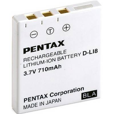 Pentax D-Li8 Rechargeable Li-Ion Battery PENTAX Optio A10 A20 A30 A36 A40 E65 L20 Digital Cameras