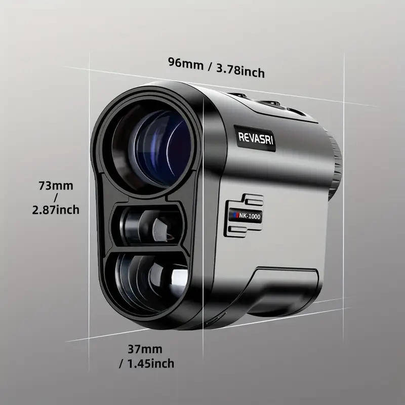 Golf Rangefinder with Flag Vibration and Slope Compensation 6x Magnification Monocular 5-1000 meters
