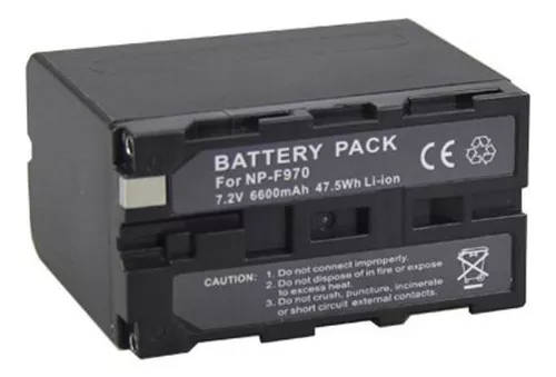 NP-F970 Rechargeable Battery for Sony Camcorders 7.2V 47.5wh - replaces NP-F960/F970/F930/F950/XL-B2