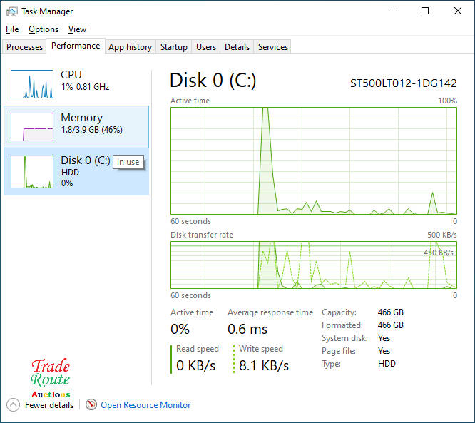 Dell Inspiron 3521 15.6" Laptop | Intel Core i3 3217U 1.8GHz | 4GB RAM | 500GB HDD