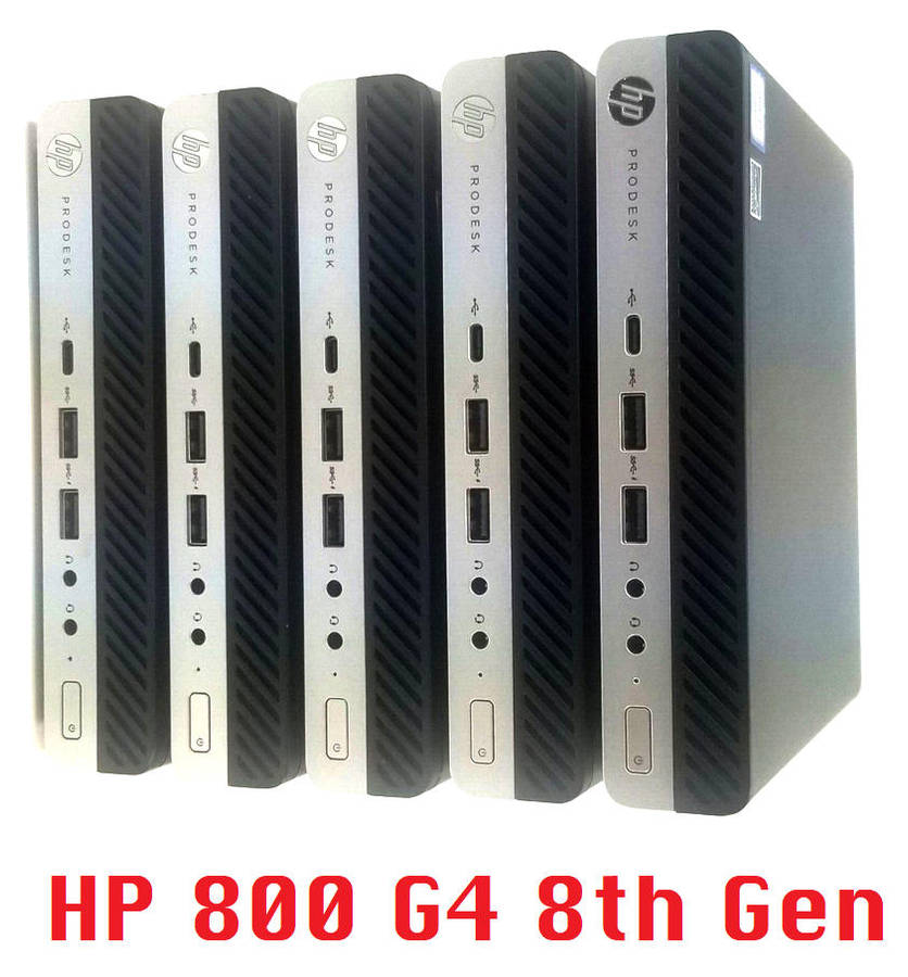HP EliteDesk 800 G4 | 16GB RAM | 256GB SSD | Core i5 8500T 8th Gen Processor Mini PC