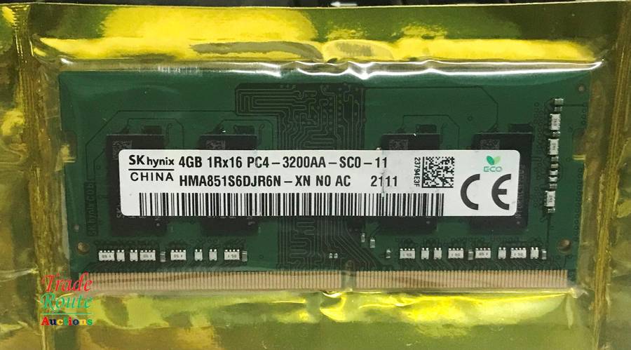 SK Hynix 4GB DDR4 3200Mhz RAM Memory for Laptops Mini PCs