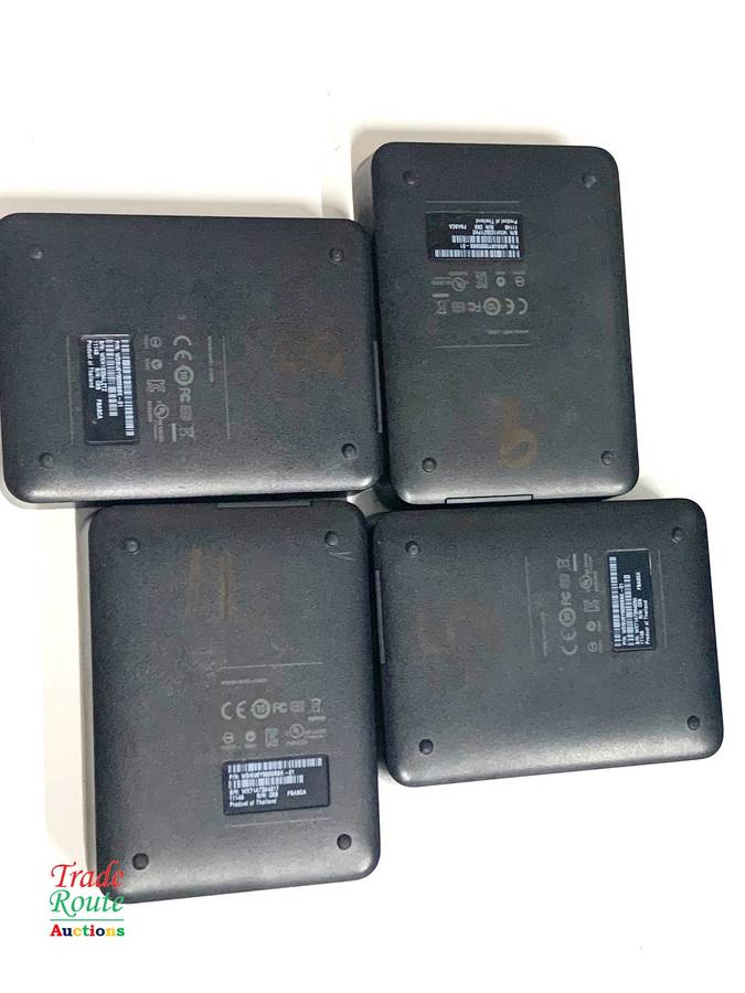 4 x WD Elements External Hard Drive - Faulty Salvage stock for Spares 1 bid wins all 4