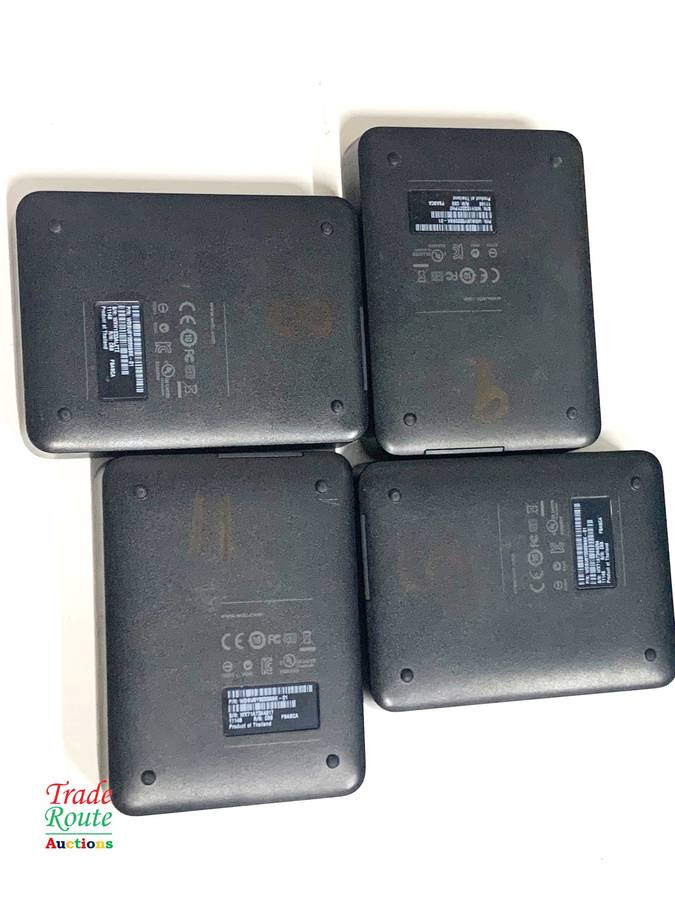 4 x WD Elements External Hard Drive - Faulty Salvage stock for Spares 1 bid wins all 4