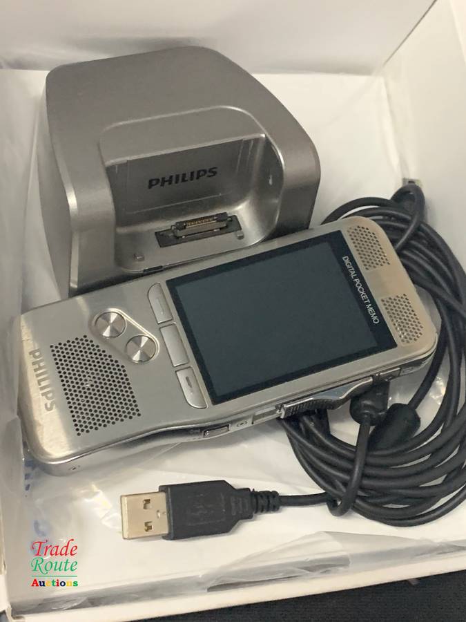 Philips DPM8100 Digital Pocket Memo Dictation Portable Voice Recorder 3DMIC