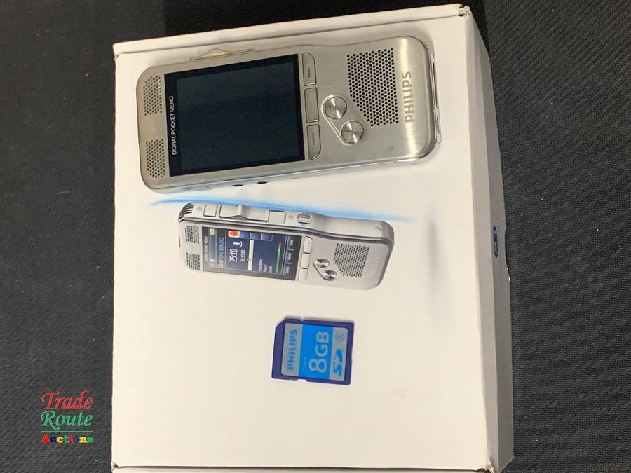 Philips DPM8100 Digital Pocket Memo Dictation Portable Voice Recorder 3DMIC