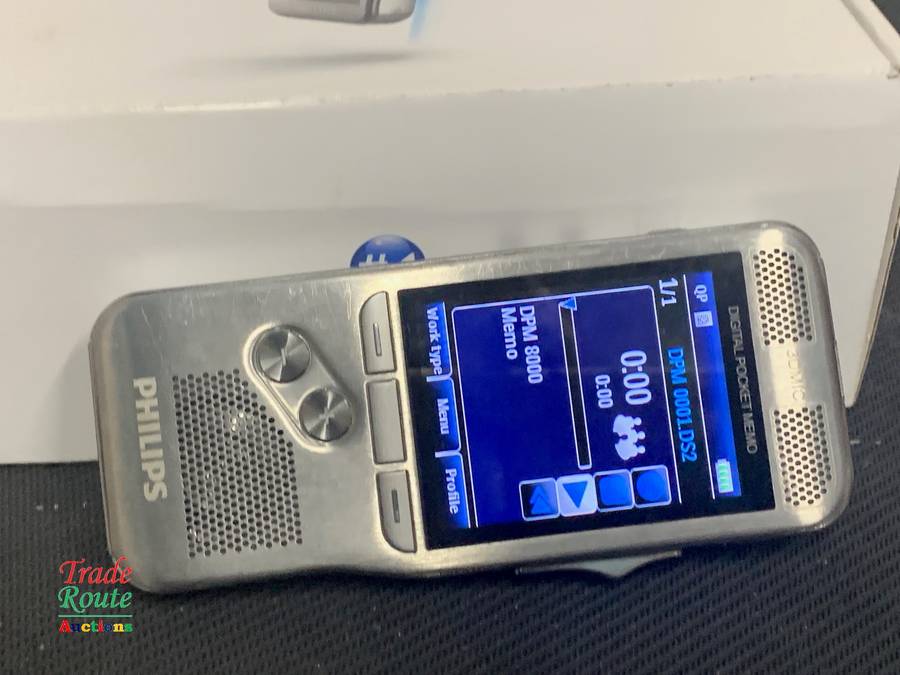 Philips DPM8100 Digital Pocket Memo Dictation Portable Voice Recorder 3DMIC