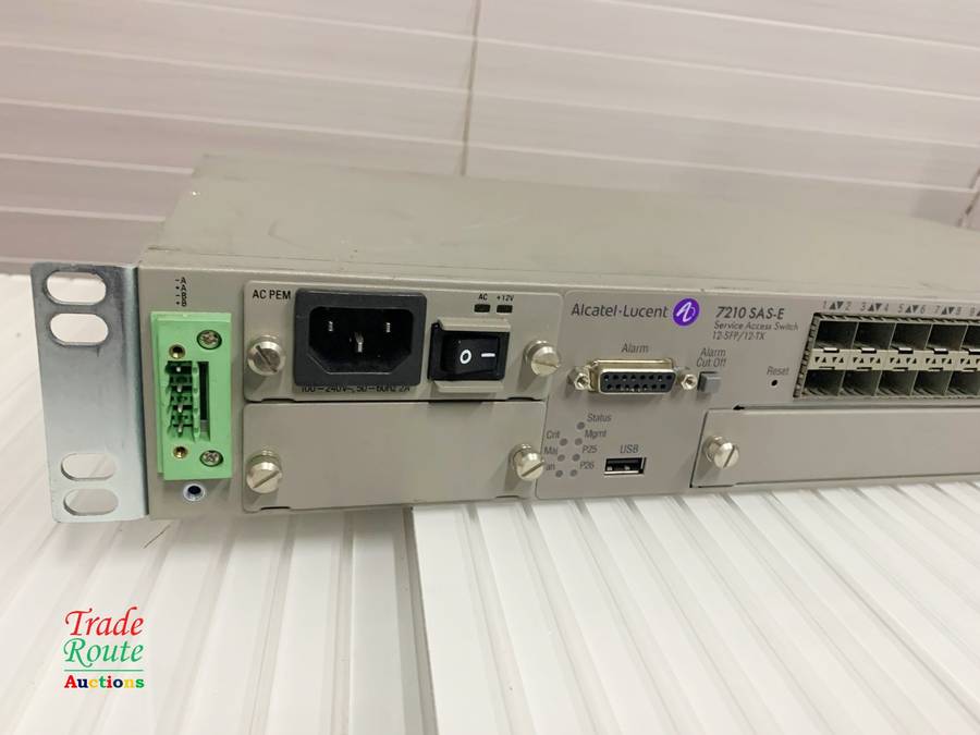Alcatel Lucent 7210 SAS-E Service Access Switch 12SFP/12-TX
