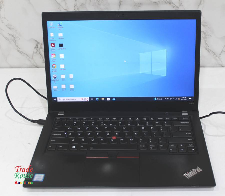 LENOVO THINKPAD T480s Laptop | CORE i5 8250U 8th Gen 1.6GHz | 20GB RAM | 512GB SSD - Faulty Battery