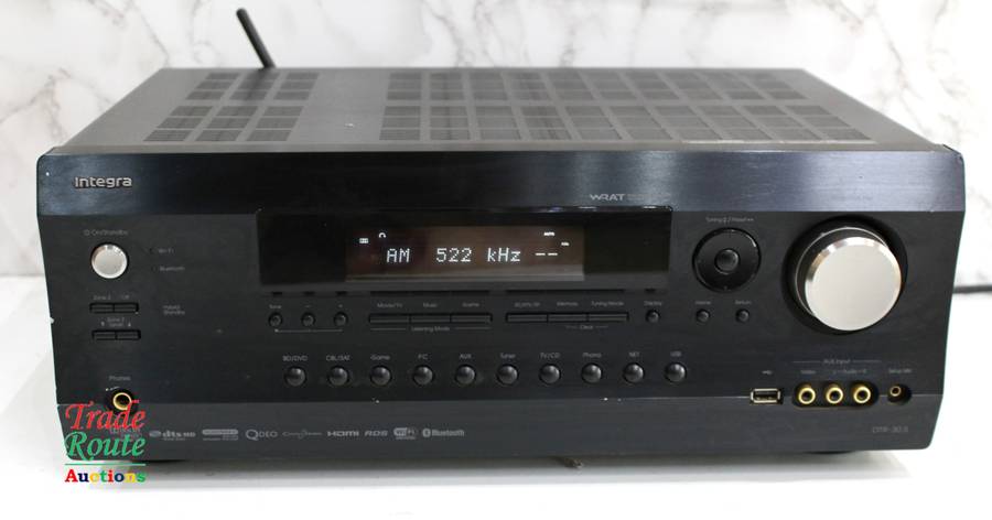 Integra DTR-30.5 AV Home Theater Receiver 7.2 Channel- [ POWERS ON - NO SOUND ] [FOR SPARES/REPAIR]