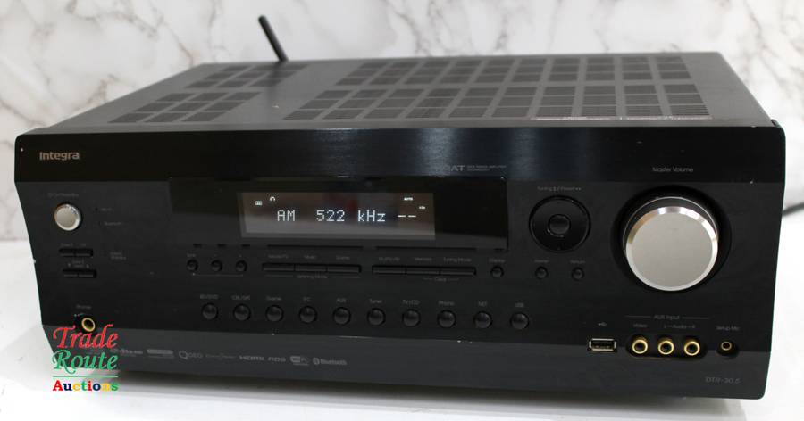 Integra DTR-30.5 AV Home Theater Receiver 7.2 Channel- [ POWERS ON - NO SOUND ] [FOR SPARES/REPAIR]