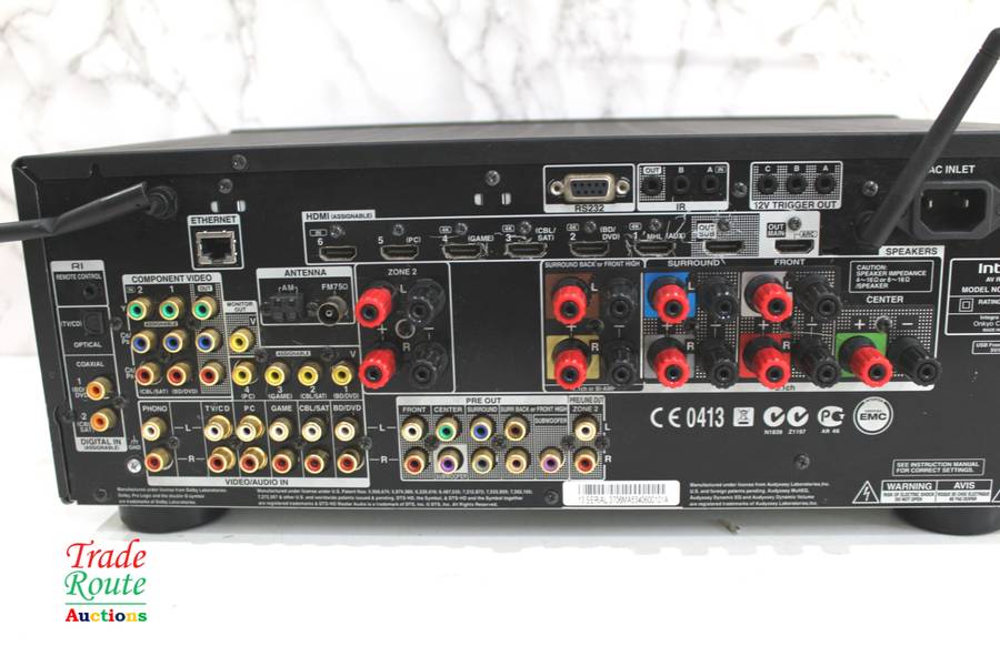 Integra DTR-30.5 AV Home Theater Receiver 7.2 Channel- [ POWERS ON - NO SOUND ] [FOR SPARES/REPAIR]