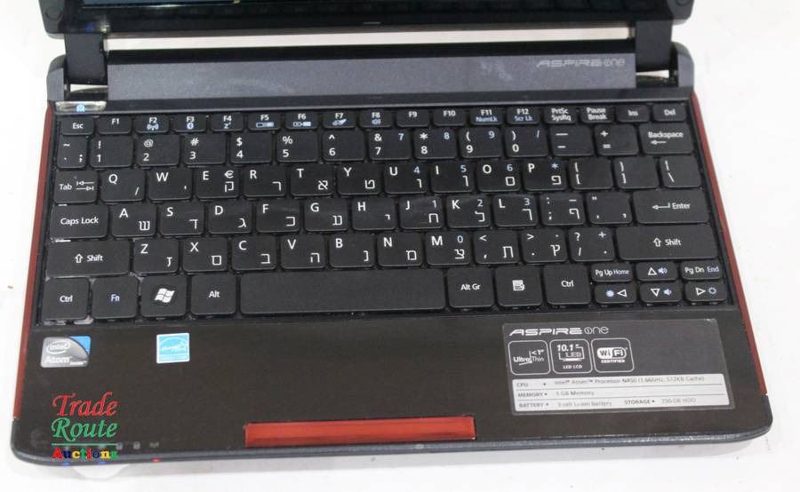 Acer Aspire One Mini 10.1-inch Netbook Intel Atom N450, 1GB RAM, 250GB HDD - LOW BATTERY