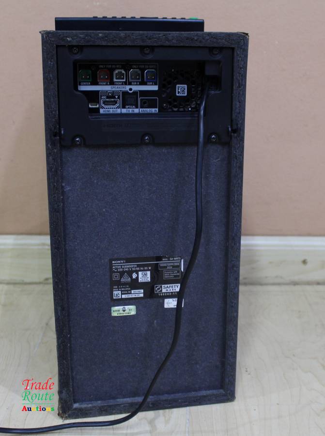 Sony SA-WRT3 Active Bluetooth Subwoofer Black with Remote (Powers ON)
