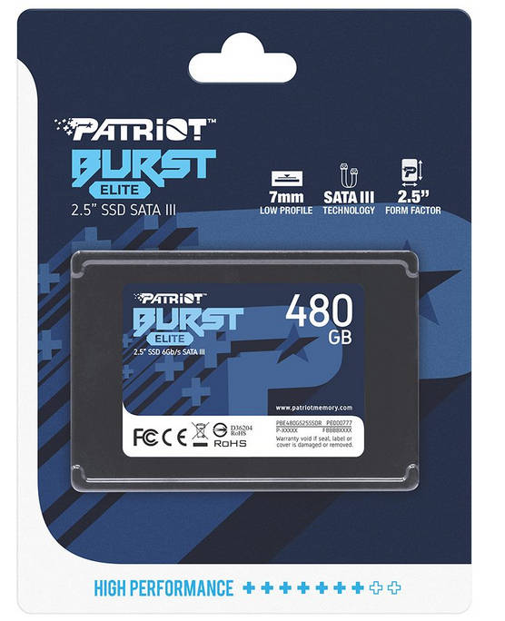 480GB SSD Patriot Burst Elite Solid State Drive - SATA III 2.5 inch  ** BRAND NEW ** SuperFast