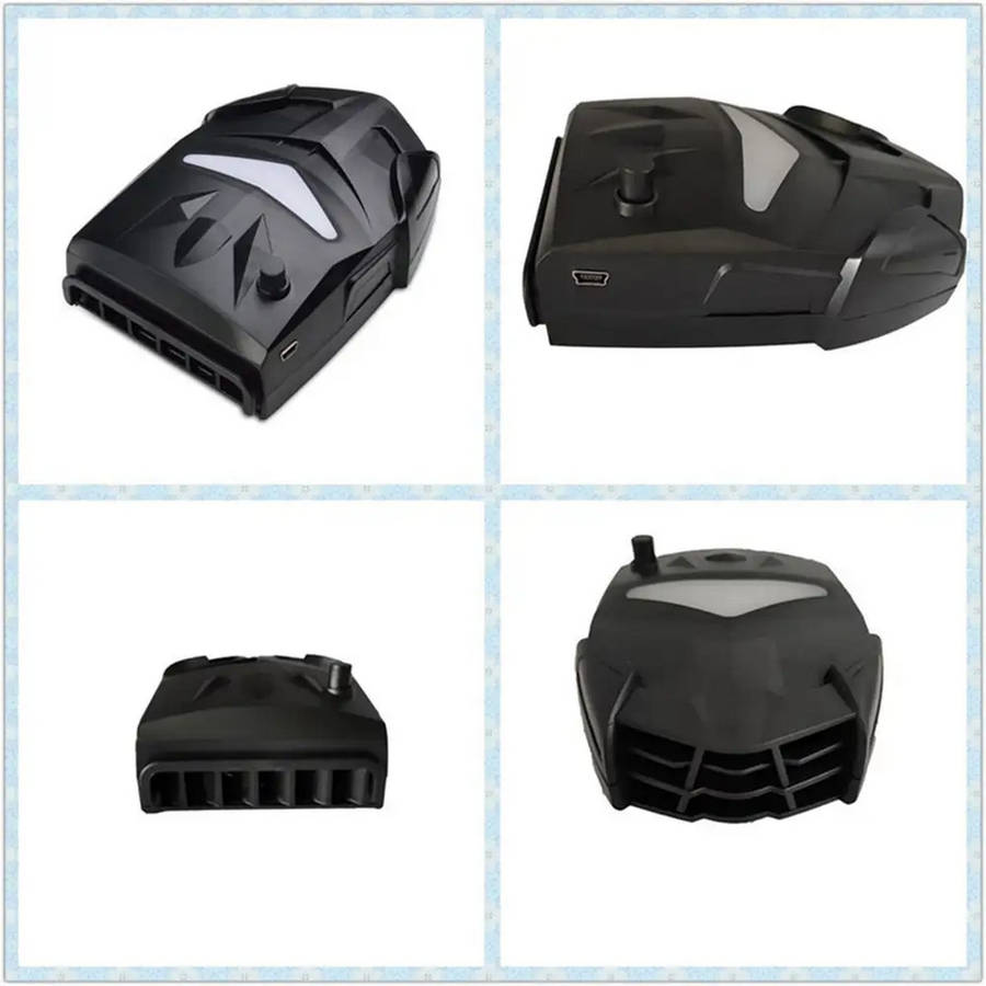 Portable Laptop Power Cooler External USB Air Extracting Fan Set