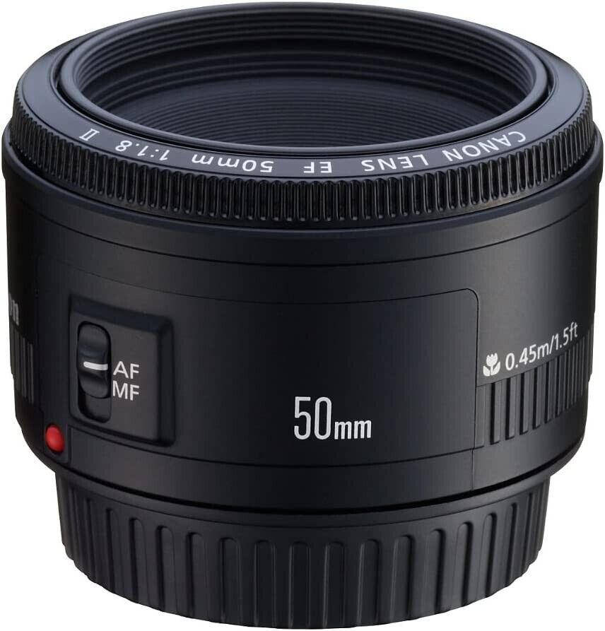 Canon EF 50mm f/1.8 II Lens - Fits Canon Cameras