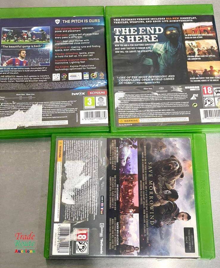 XBOX ONE Games bundle x 3 - 1 Bid wins all 3 games