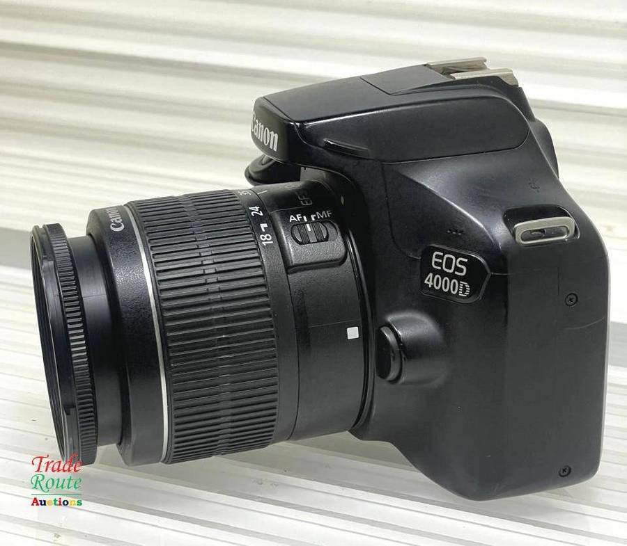 Canon 4000D DSLR Camera and EF-S 18-55 mm f/3.5-5.6 III Lens Kit